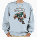 Miami Football Detroit Football Sweatshirt - Minimalist Print Men Women - T-Shirt, Sweatshirt, Hoodie