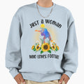 Just Who Loves Football T-Shirt - Fun Novelty Design Men Women - T-Shirt, Sweatshirt, Hoodie