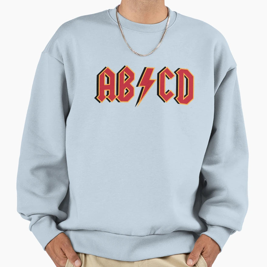 Ab Cd Sweatshirt - Trendy Graphic Unisex - T-Shirt, Sweatshirt, Hoodie