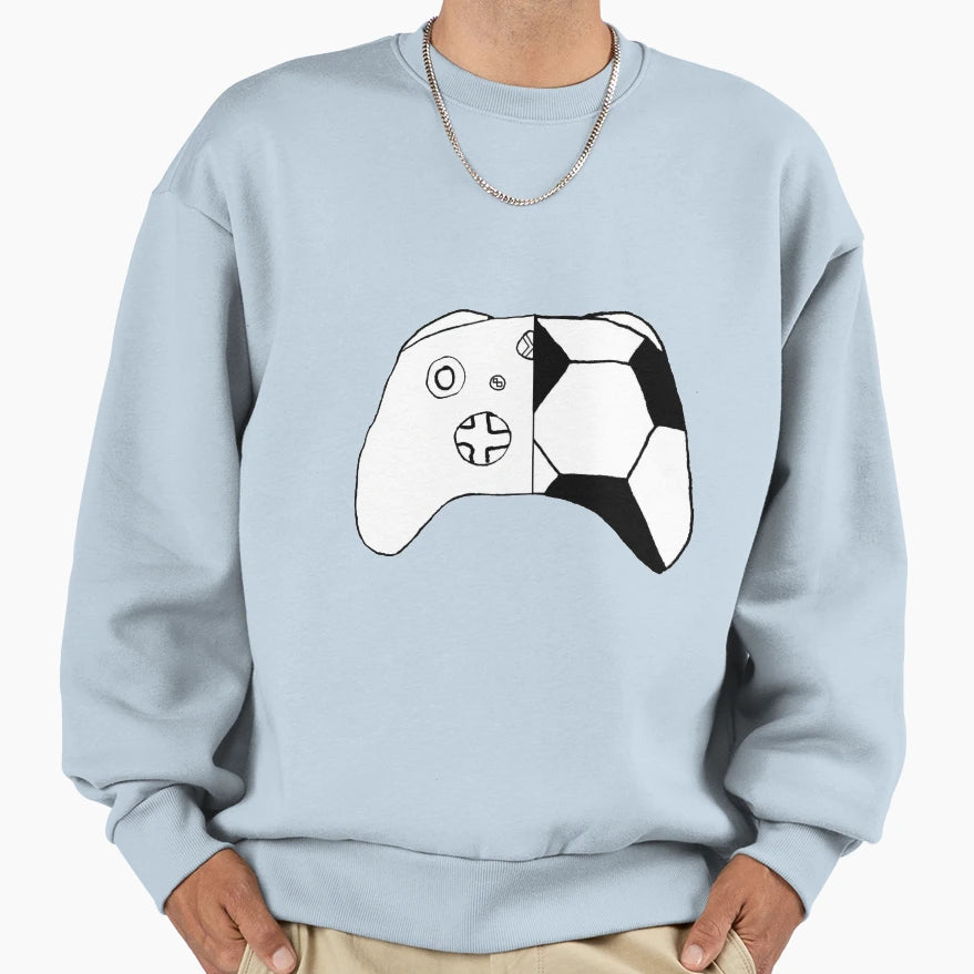 Football Controller Sweatshirt - Novelty Apparel Unisex - T-Shirt, Sweatshirt, Hoodie