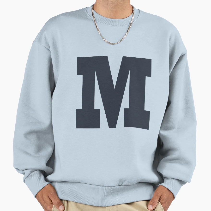 Alphabet M Sweatshirt - Fun Novelty Design Unisex - T-Shirt, Sweatshirt, Hoodie