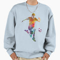 Soccer Football Player 09 Sweatshirt - Custom Art Print Unisex - T-Shirt, Sweatshirt, Hoodie