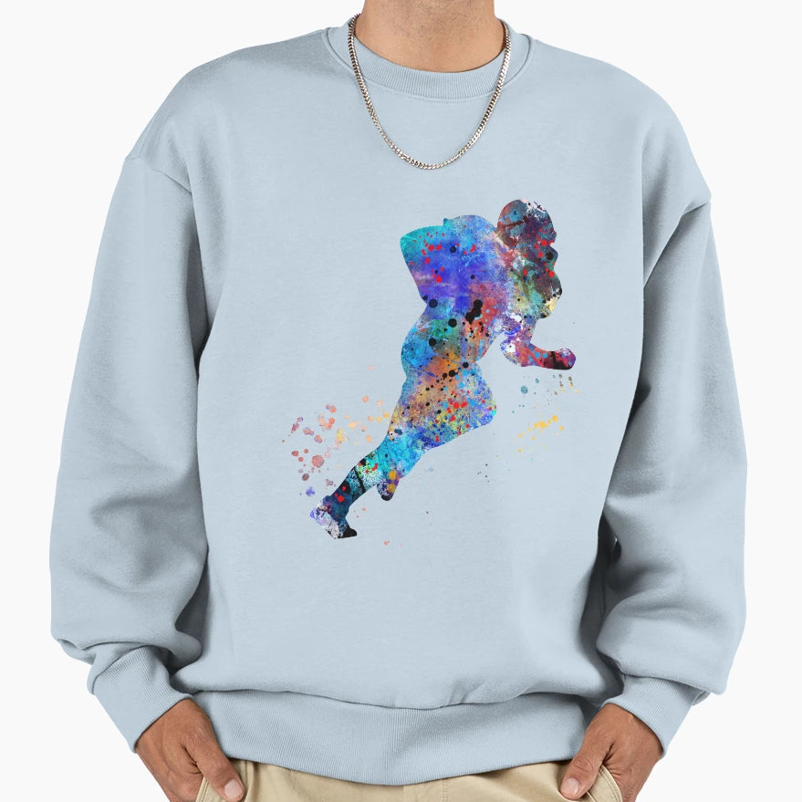 American Football Sweatshirt - Custom Art Print Men Women - T-Shirt, Sweatshirt, Hoodie