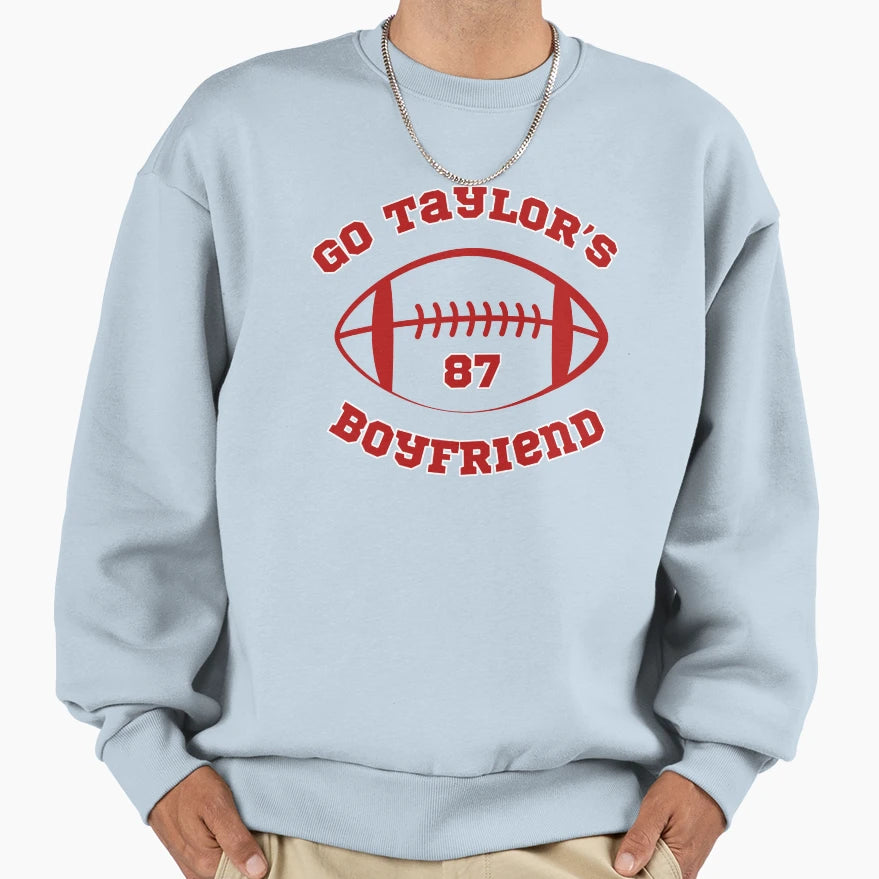 Boyfriend Superbowl Sweatshirt - Aesthetic Graphic for Adults - T-Shirt, Sweatshirt, Hoodie