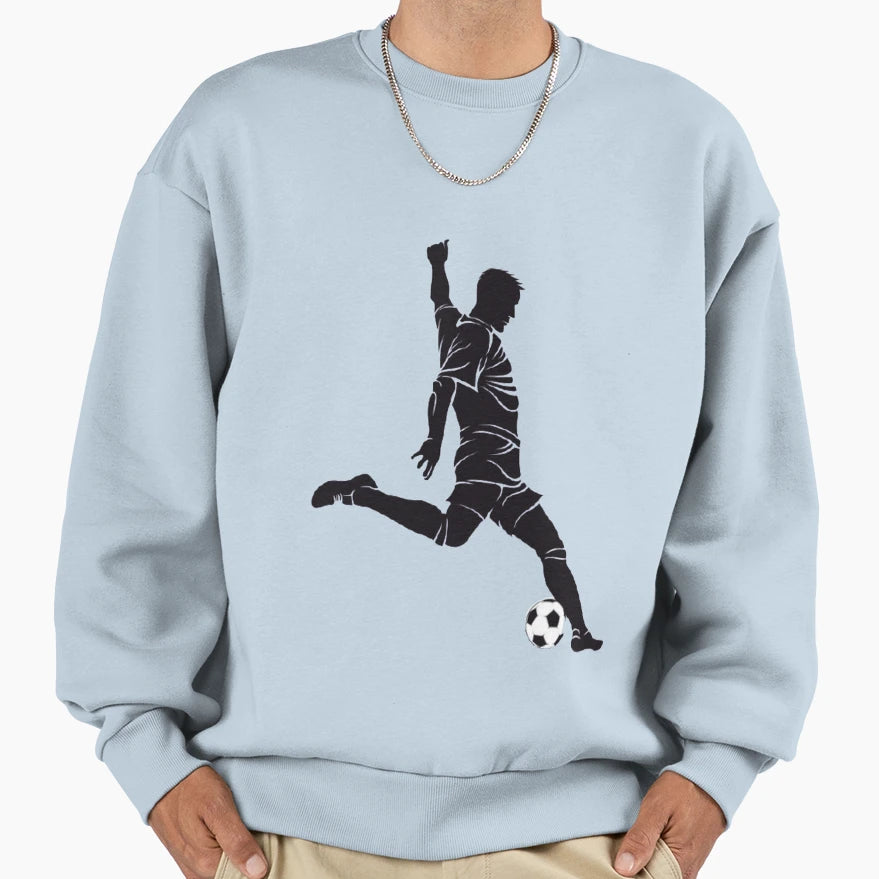Copy Soccer Player Sweatshirt - Custom Art Print Unisex - T-Shirt, Sweatshirt, Hoodie