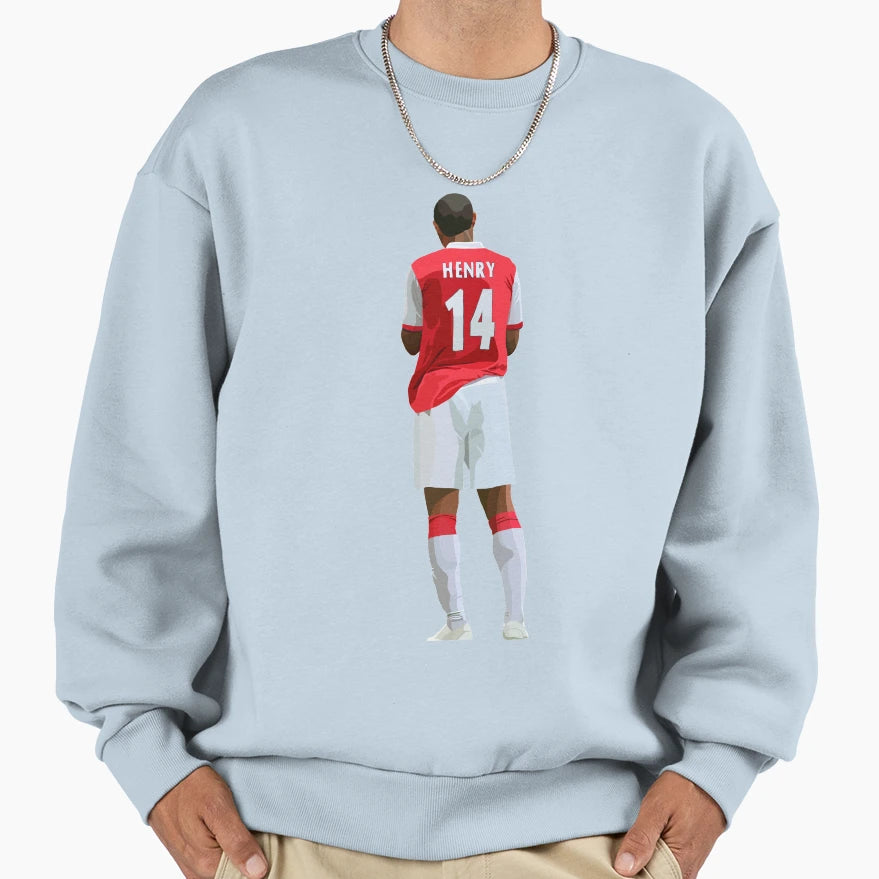 Thierry Henry Sweatshirt - Minimalist Print Unisex - T-Shirt, Sweatshirt, Hoodie