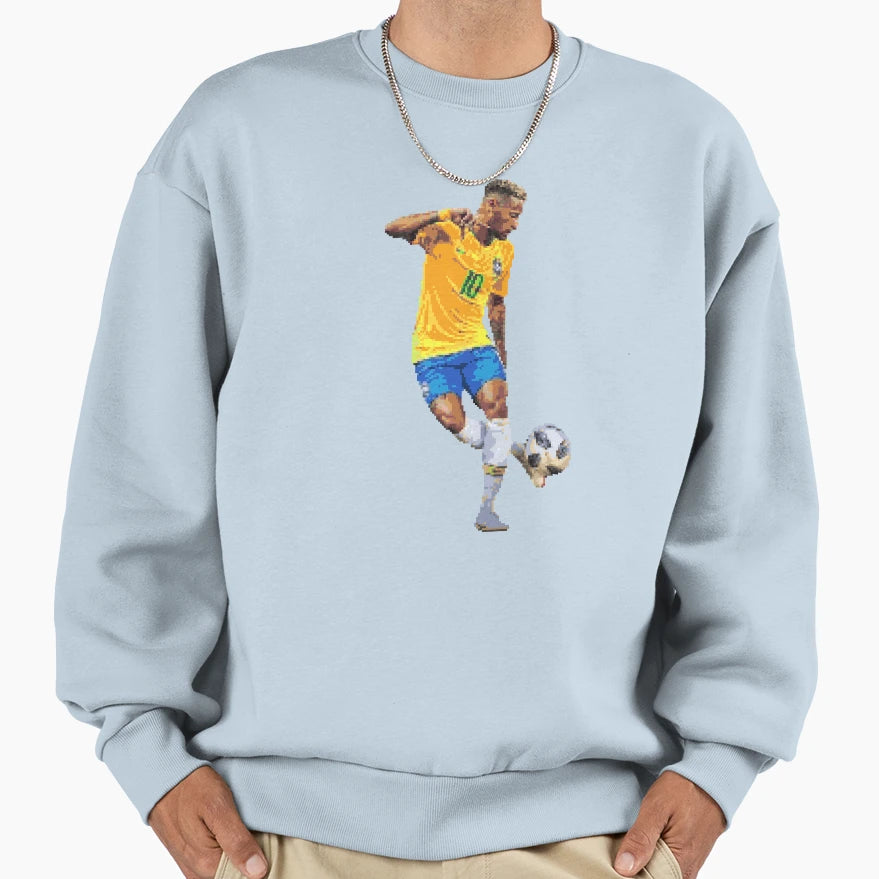 Neymar Jr Sweatshirt - Casual Everyday Wear for Adults - T-Shirt, Sweatshirt, Hoodie