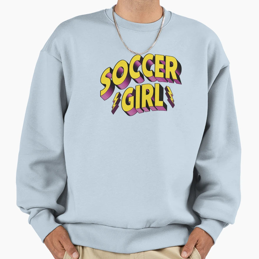 Soccer Soccer Super Hero Sweatshirt - Aesthetic Graphic for Adults - T-Shirt, Sweatshirt, Hoodie