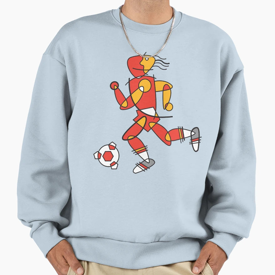 Soccer Sweatshirt - Aesthetic Graphic for Adults - T-Shirt, Sweatshirt, Hoodie