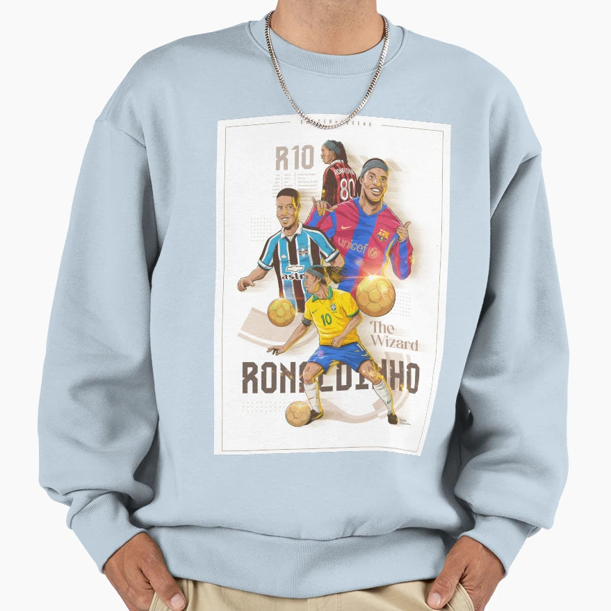 Ronaldinho R10 Sweatshirt - Streetwear Style Men Women - T-Shirt, Sweatshirt, Hoodie