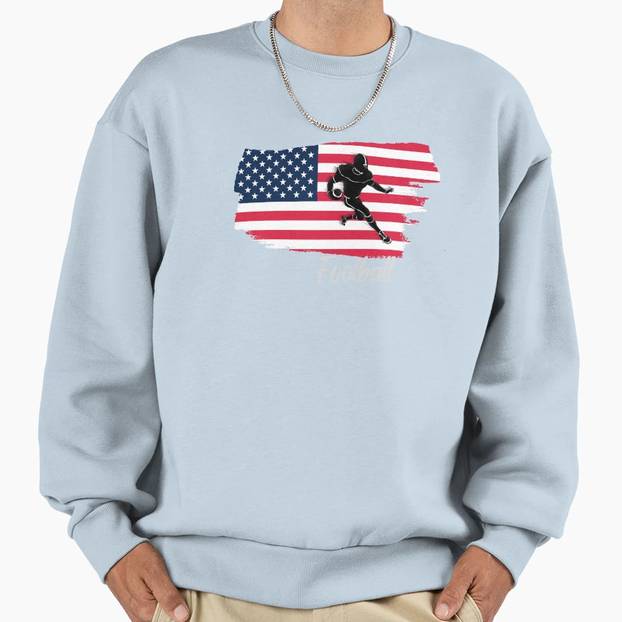 American Football Sweatshirt - Minimalist Print Unisex - T-Shirt, Sweatshirt, Hoodie