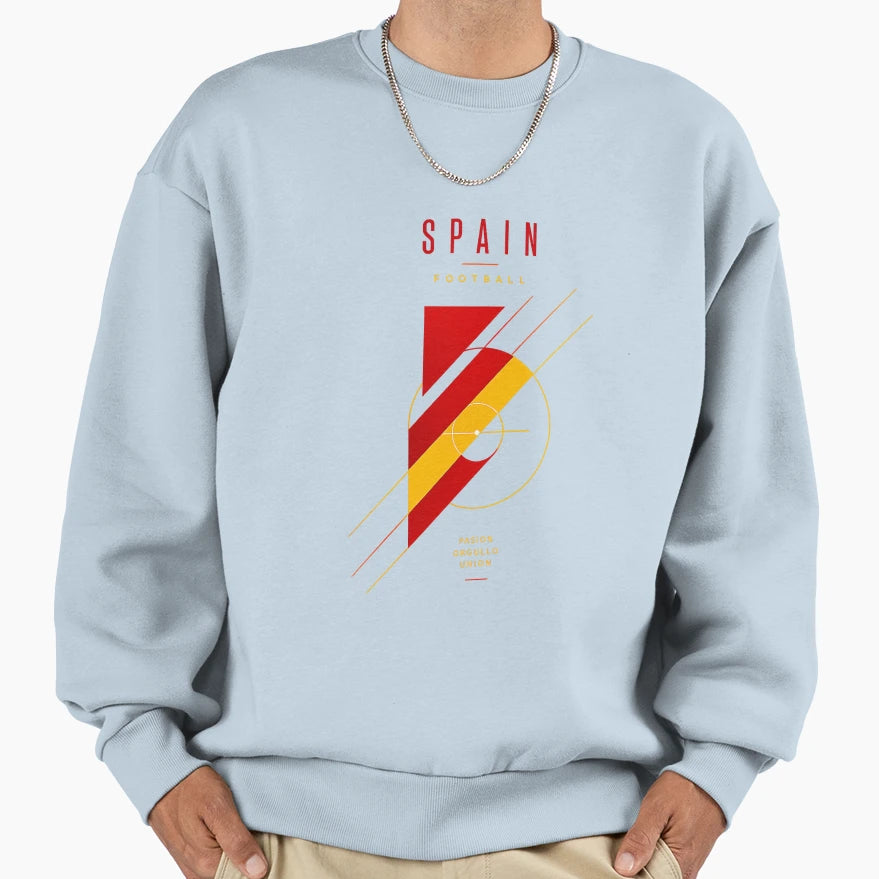 Spain Football Ultra Modern Color Sweatshirt - Minimalist Print Unisex - T-Shirt, Sweatshirt, Hoodie