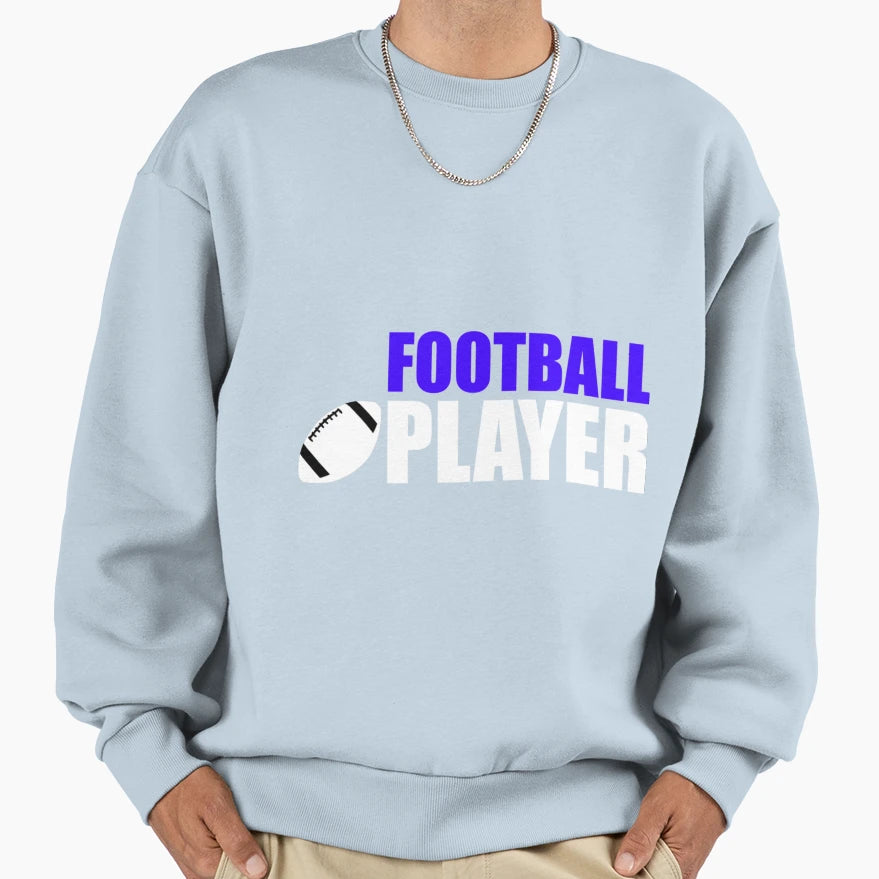 Football Player T-Shirt - Unique Graphic Men Women - T-Shirt, Sweatshirt, Hoodie