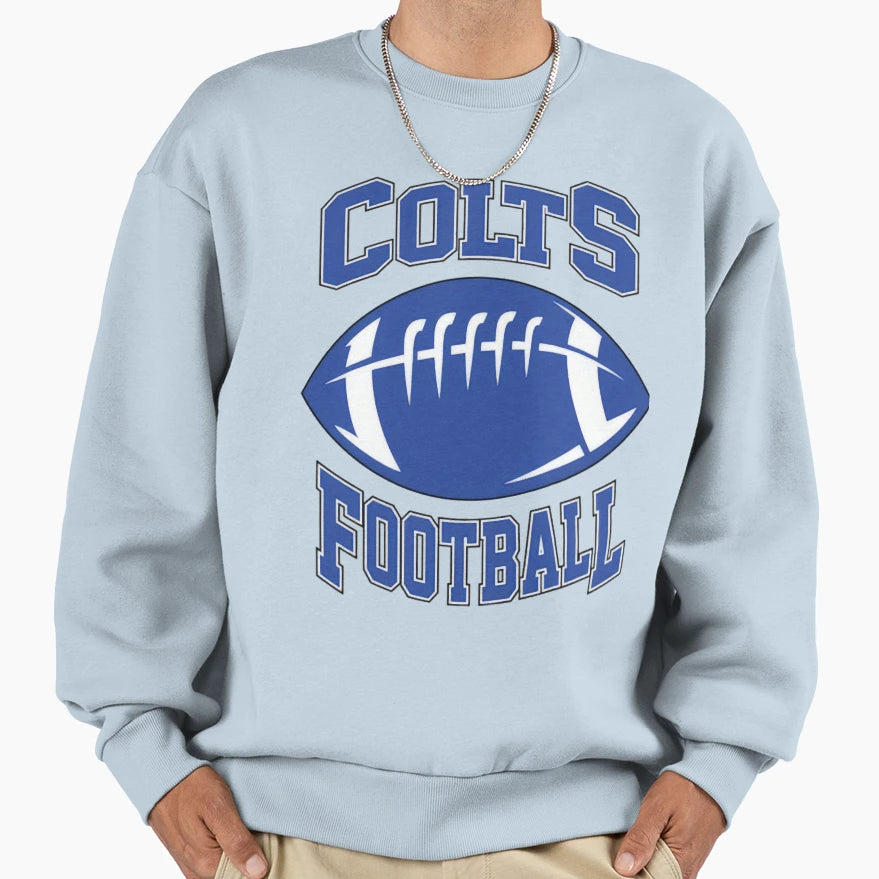 Art Indianapolis Colts Sweatshirt - Minimalist Print for Adults - T-Shirt, Sweatshirt, Hoodie