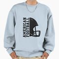 American Football Helmet Sweatshirt - Novelty Apparel Unisex - T-Shirt, Sweatshirt, Hoodie
