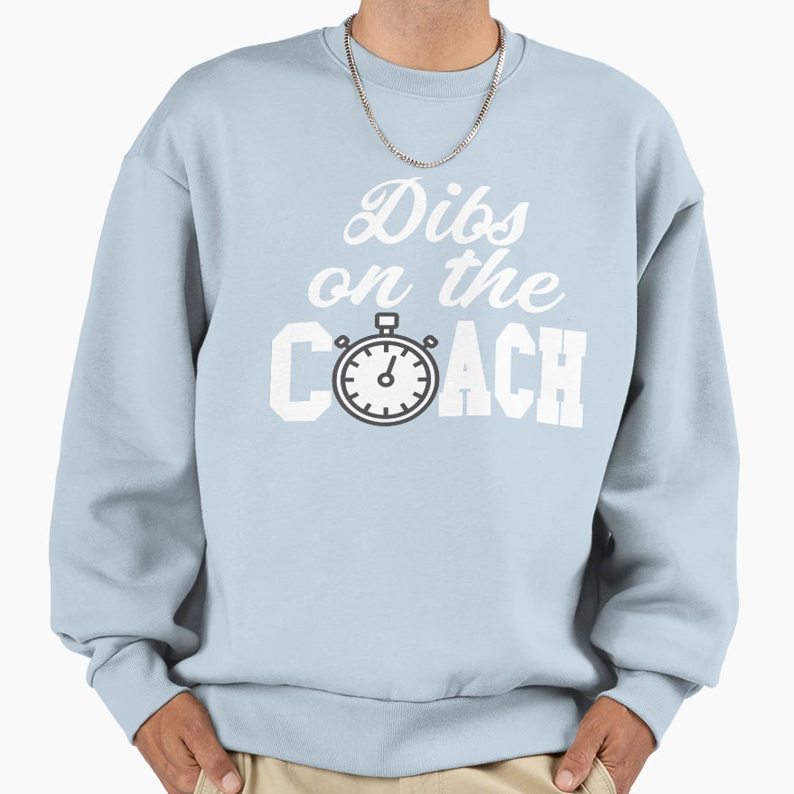 Track Coach Track Coach Gift Dibs Coach T-Shirt - Trendy Graphic for Adults - T-Shirt, Sweatshirt, Hoodie
