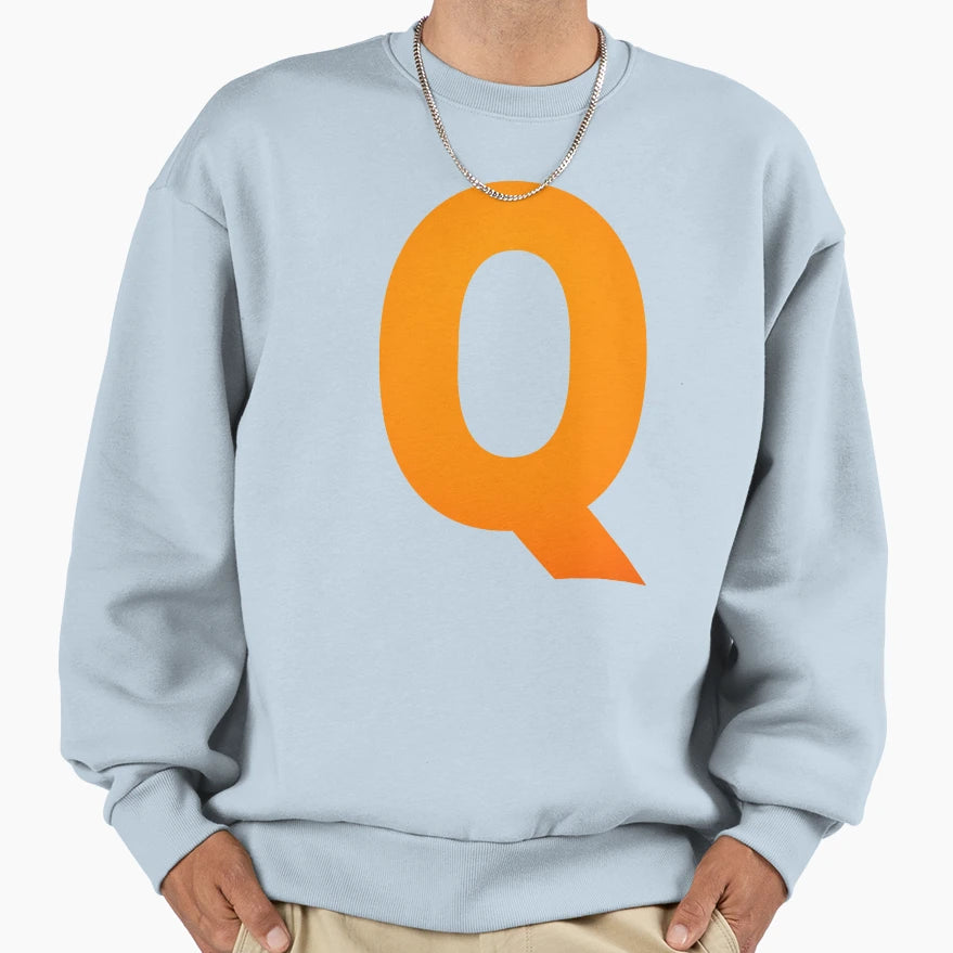 Q Alphabet Letter Q Sweatshirt - Graphic Print Unisex - T-Shirt, Sweatshirt, Hoodie
