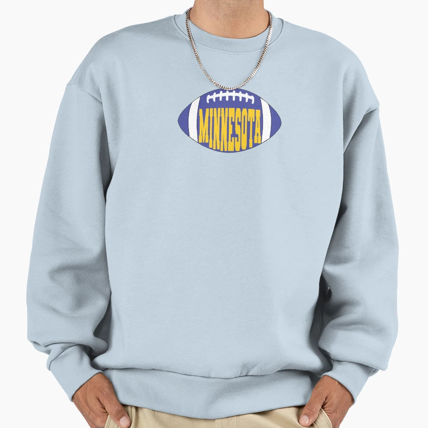 Minnesota Football Sweatshirt - Fun Novelty Design for Adults - T-Shirt, Sweatshirt, Hoodie
