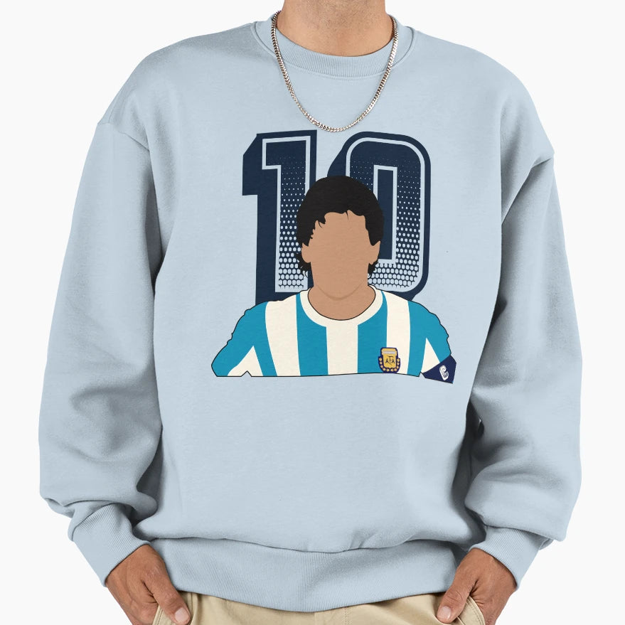 Football Legend Diego Gifts And Sweatshirt - Graphic Print Men Women - T-Shirt, Sweatshirt, Hoodie
