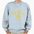Football Team Distressed College T-Shirt - Fun Novelty Design for Adults - T-Shirt, Sweatshirt, Hoodie