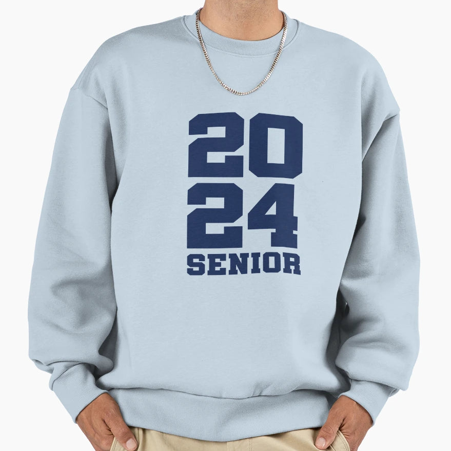 2024 Senior Class 2024 2024 Sweatshirt - Minimalist Print Men Women - T-Shirt, Sweatshirt, Hoodie