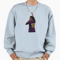 Number 10 Football Legend Rainy Sweatshirt - Aesthetic Graphic Men Women - T-Shirt, Sweatshirt, Hoodie