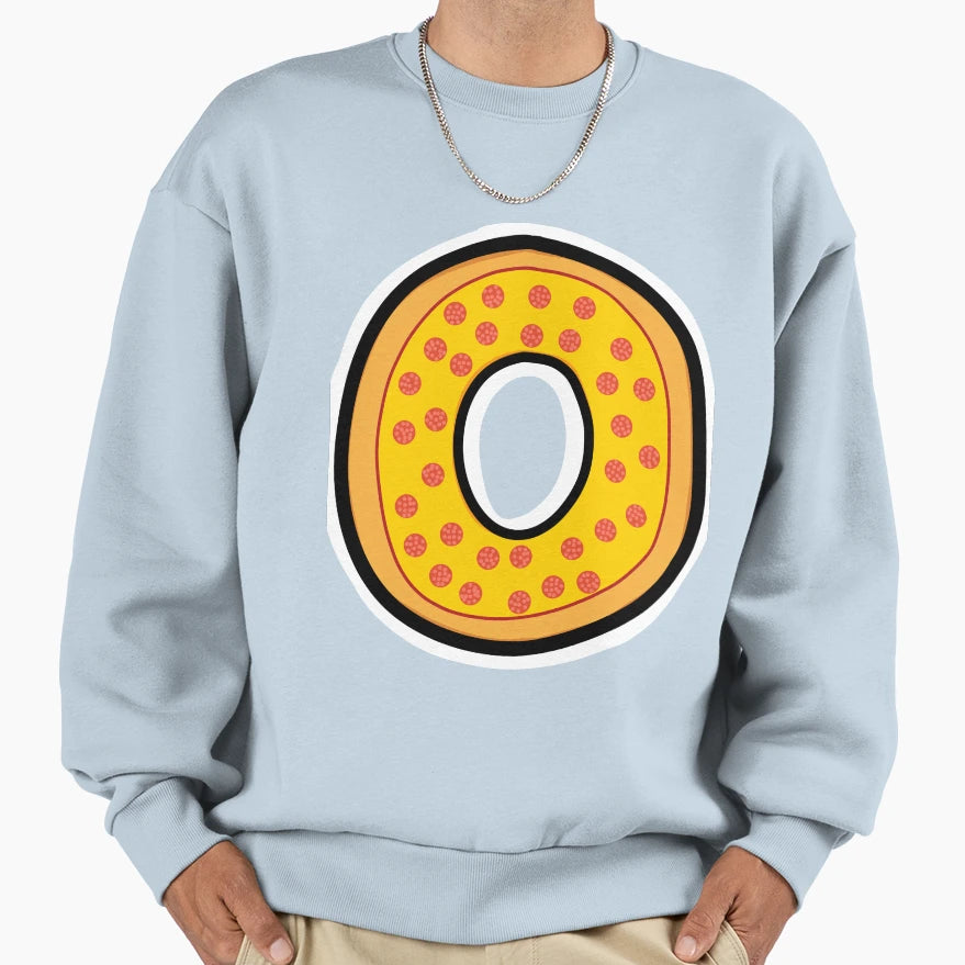 Pizza O Sweatshirt - Novelty Apparel Unisex - T-Shirt, Sweatshirt, Hoodie