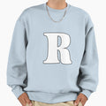 Letter R Monogram Sweatshirt - Trendy Graphic for Adults - T-Shirt, Sweatshirt, Hoodie