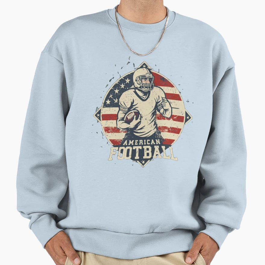 American Football Lover Sweatshirt - Unique Graphic Men Women - T-Shirt, Sweatshirt, Hoodie