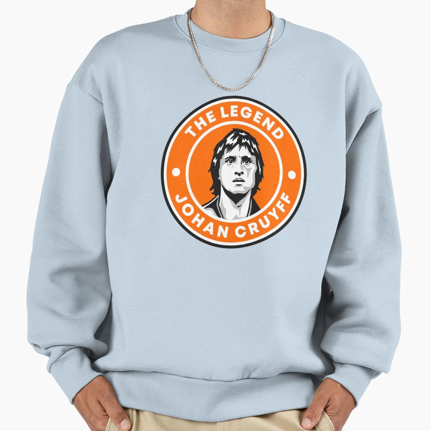 Johan Cruyff Legend Sweatshirt - Aesthetic Graphic Unisex - T-Shirt, Sweatshirt, Hoodie