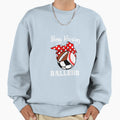 Busy Raising Ballers Funny Sweatshirt - Minimalist Print Men Women - T-Shirt, Sweatshirt, Hoodie