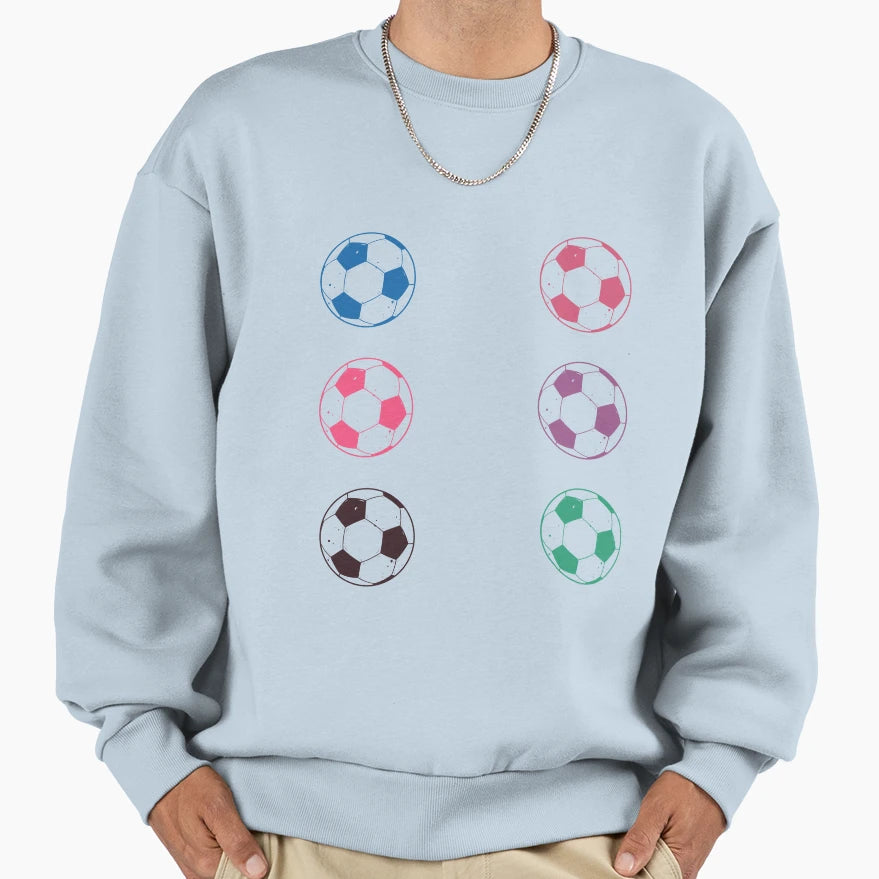 Soccer Ball Sweatshirt - Fun Novelty Design for Adults - T-Shirt, Sweatshirt, Hoodie