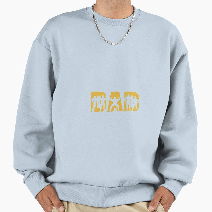 Gym Bodybuilding Fitness Dad Sweatshirt - Casual Everyday Wear Men Women - T-Shirt, Sweatshirt, Hoodie