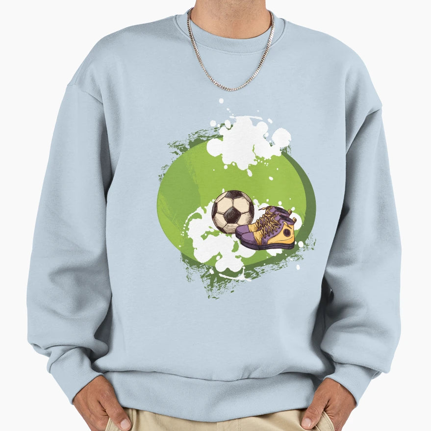 Soccer Sweatshirt - Custom Art Print Men Women - T-Shirt, Sweatshirt, Hoodie