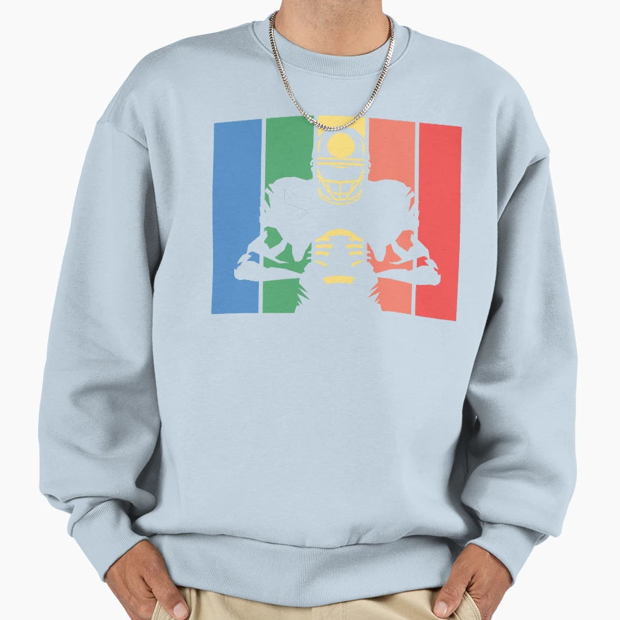 American Football Sweatshirt - Fun Novelty Design for Adults - T-Shirt, Sweatshirt, Hoodie