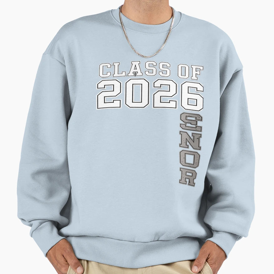 2026 Senior 2026 Graduation 1 Sweatshirt - Streetwear Style for Adults - T-Shirt, Sweatshirt, Hoodie