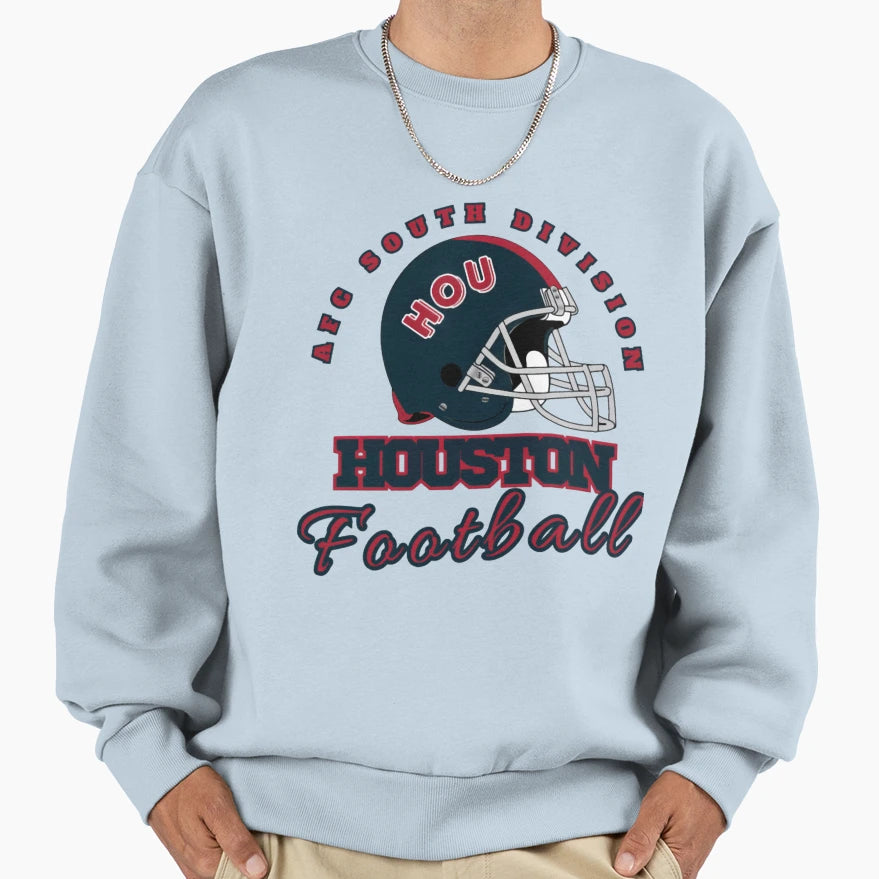 Art Houston Texans Sweatshirt - Graphic Print for Adults - T-Shirt, Sweatshirt, Hoodie
