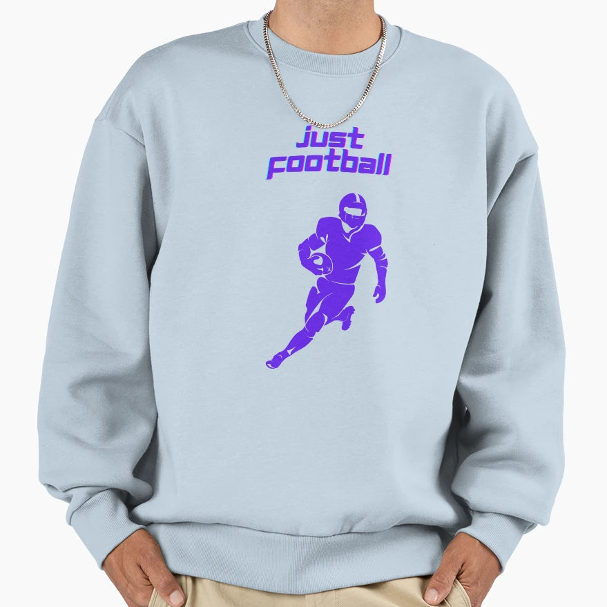 Football Player Sweatshirt - Unique Graphic for Adults - T-Shirt, Sweatshirt, Hoodie