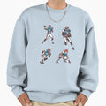 American Football Players Sweatshirt - Aesthetic Graphic for Adults - T-Shirt, Sweatshirt, Hoodie