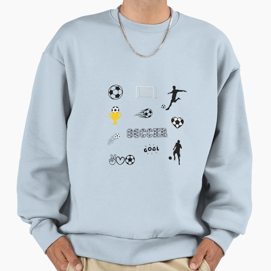 Soccer Sweatshirt - Streetwear Style Unisex - T-Shirt, Sweatshirt, Hoodie