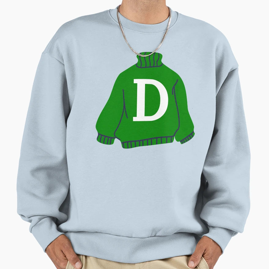 Letter Sweatshirt - Trendy Graphic Unisex - T-Shirt, Sweatshirt, Hoodie