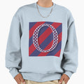 Letter O Americana Old Glory Red And Sweatshirt - Graphic Print for Adults - T-Shirt, Sweatshirt, Hoodie