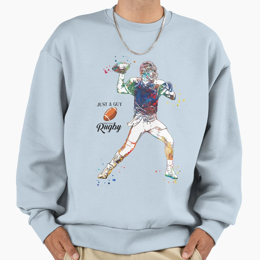 American Football Player Sweatshirt - Novelty Apparel Men Women - T-Shirt, Sweatshirt, Hoodie