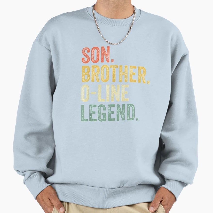 Offensive Lineman Gift Sweatshirt - Novelty Apparel for Adults - T-Shirt, Sweatshirt, Hoodie