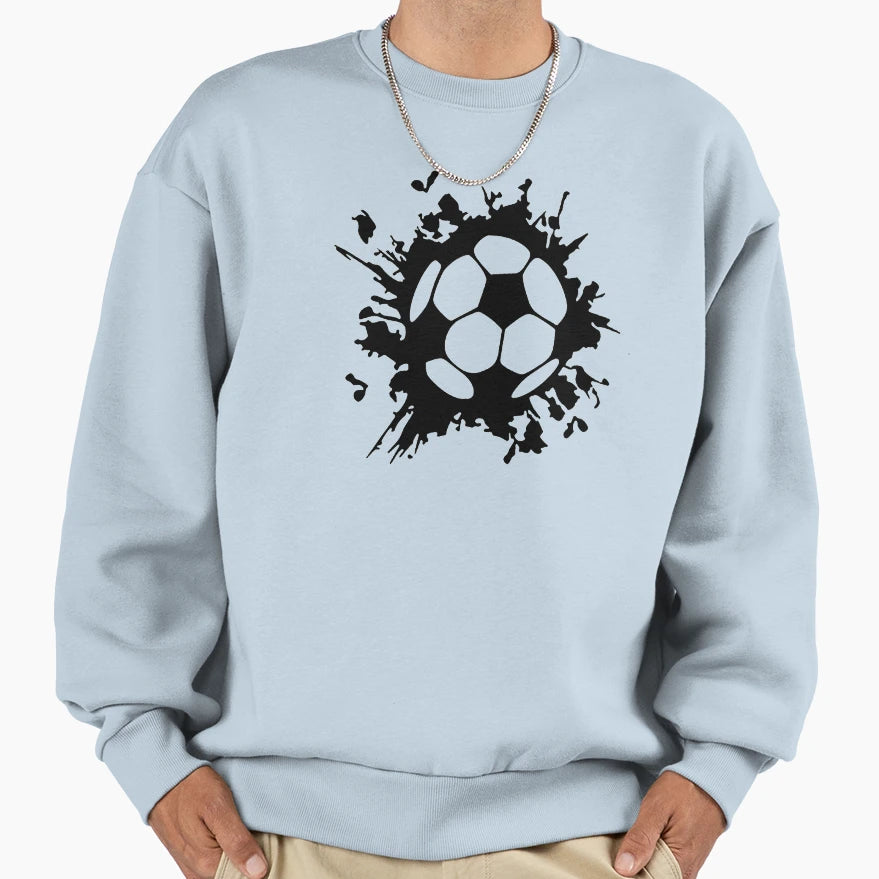 Soccer Ball Nature Sweatshirt - Trendy Graphic Unisex - T-Shirt, Sweatshirt, Hoodie