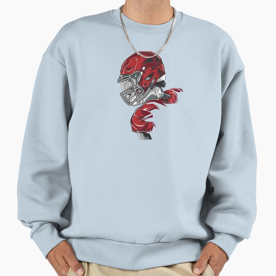 Football Player Sweatshirt - Unique Graphic Men Women - T-Shirt, Sweatshirt, Hoodie