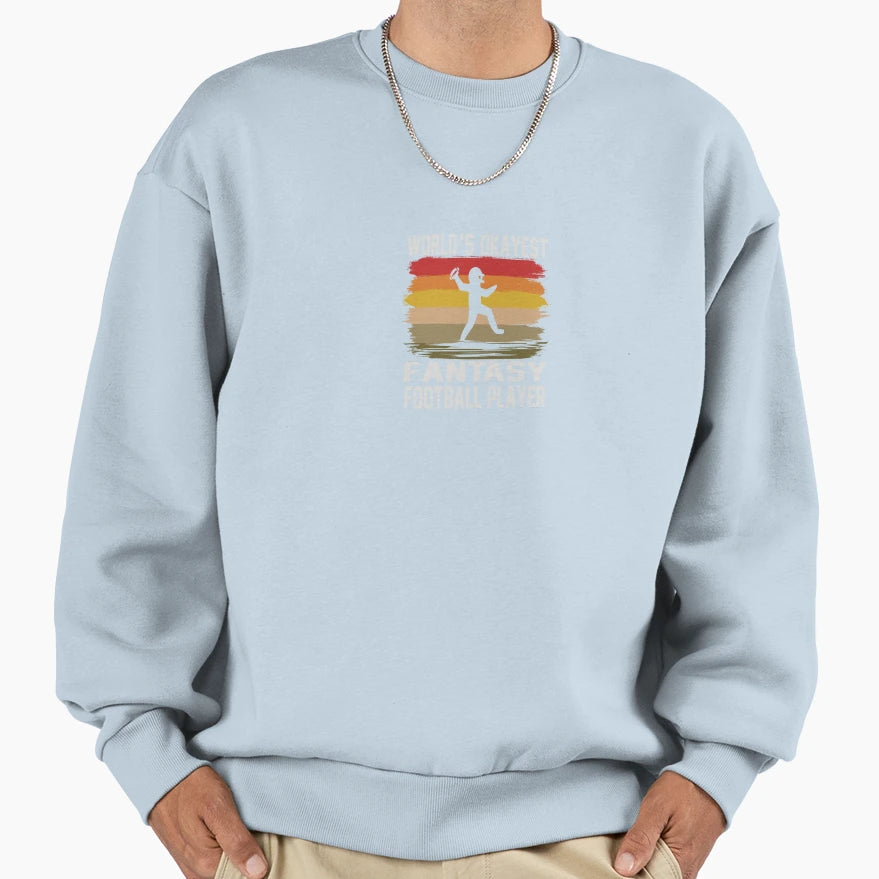 Worlds Okayest Ff Player Sweatshirt - Casual Everyday Wear for Adults - T-Shirt, Sweatshirt, Hoodie