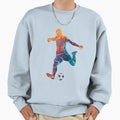 Football Player Sweatshirt - Minimalist Print Men Women - T-Shirt, Sweatshirt, Hoodie