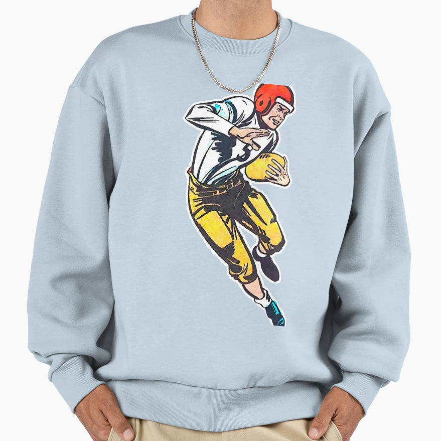 American Football Athlete Sweatshirt - Trendy Graphic Men Women - T-Shirt, Sweatshirt, Hoodie