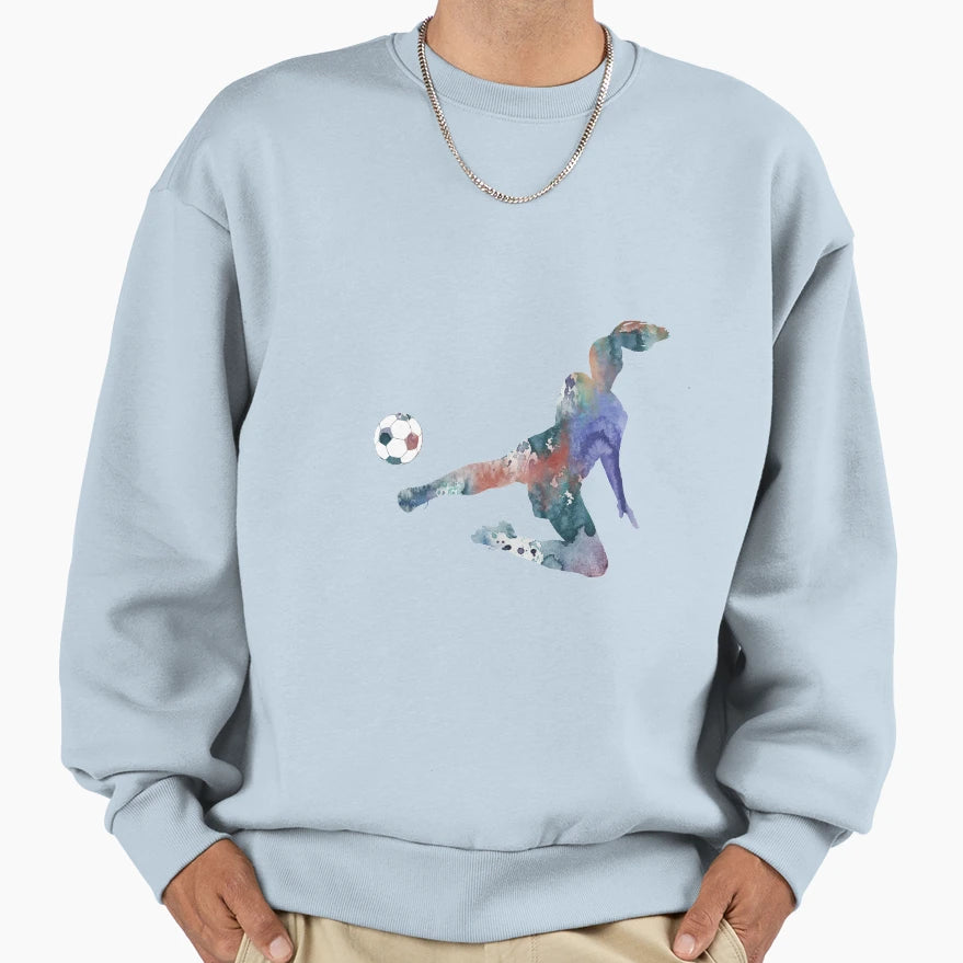 Female Soccer Player Sweatshirt - Novelty Apparel for Adults - T-Shirt, Sweatshirt, Hoodie